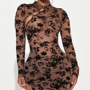 Fashion Nova Raelynn Mesh Mini Dress